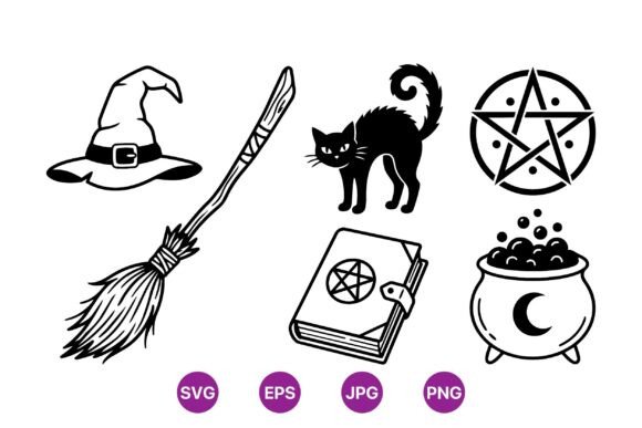 Download Witchcraft Magic Clipart Set - Magic clipart Collection