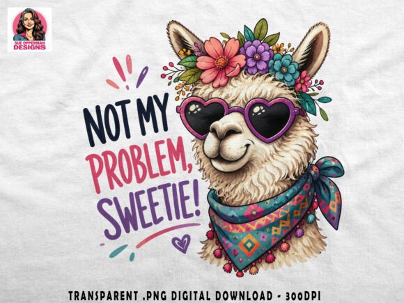 Download Not My Problem Llama | Sarcastic PNG - Llama Collection