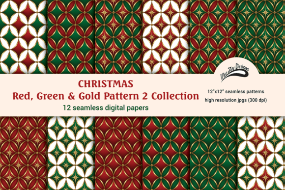 Download Christmas Pattern Digital Paper Bundle - Digital paper bundle Collection
